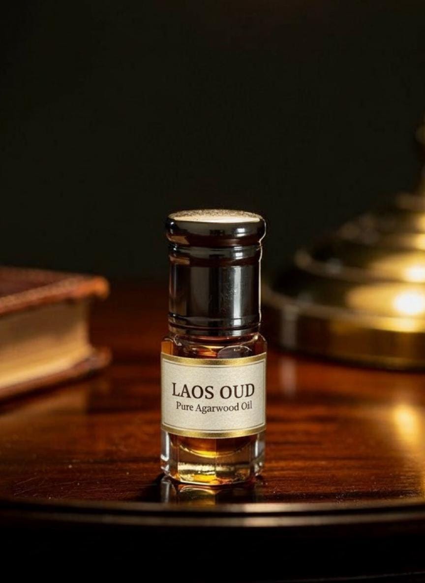 Laos Oud - Pure Natural Artisanal Oil | Bakhoor Store Incense